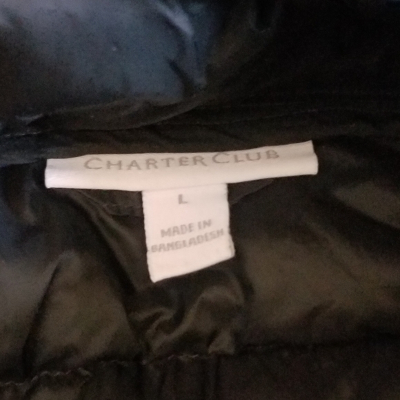 Charter Club Women's Black Vest Size L - Picture 3 of 7